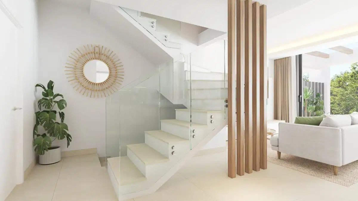 3-Zimmer, 2-Bad Contemporary-Reihenhaus mit Dach-Solarium in El Chaparral Mijas