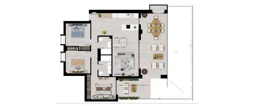 3-Zimmer, 2-Bad Wohnung umgeben von Natur in Istán in der Nähe von Marbella