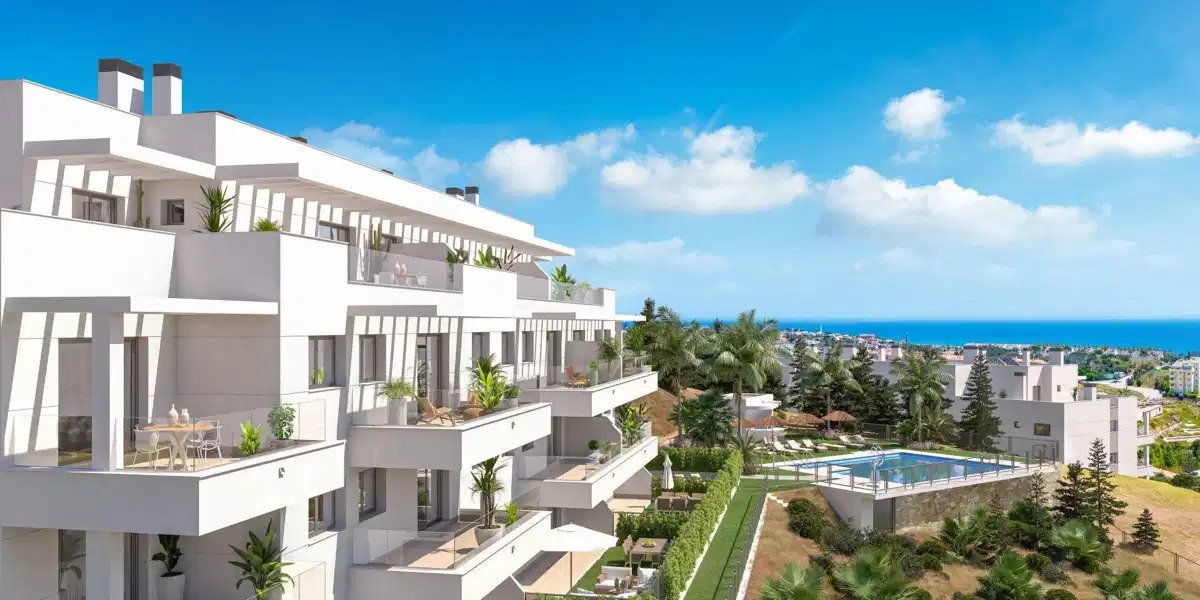 2-Zimmer, 2-Bad modern Erdgeschosswohnung mit Terrasse und Garten in El Chaparral, Mijas