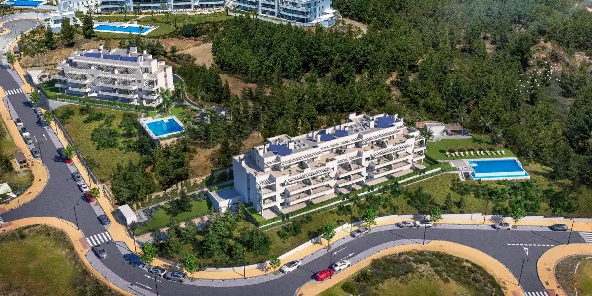 2-Zimmer, 2-Bad modern Erdgeschosswohnung mit Terrasse und Garten in El Chaparral, Mijas