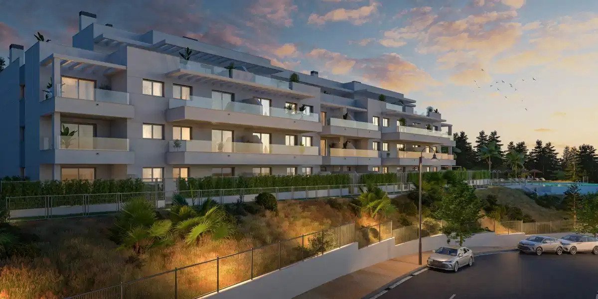 2-Zimmer, 2-Bad modern Erdgeschosswohnung mit Terrasse und Garten in El Chaparral, Mijas
