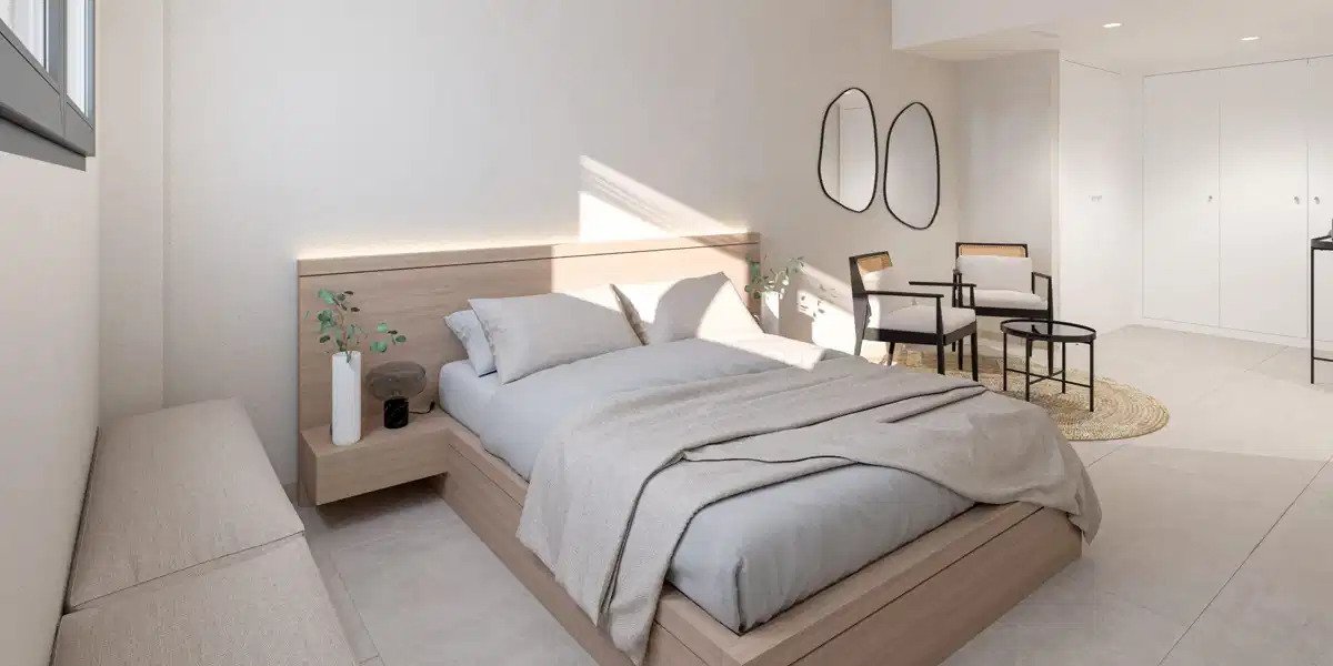 2-Zimmer, 2-Bad modern Erdgeschosswohnung mit Terrasse und Garten in El Chaparral, Mijas