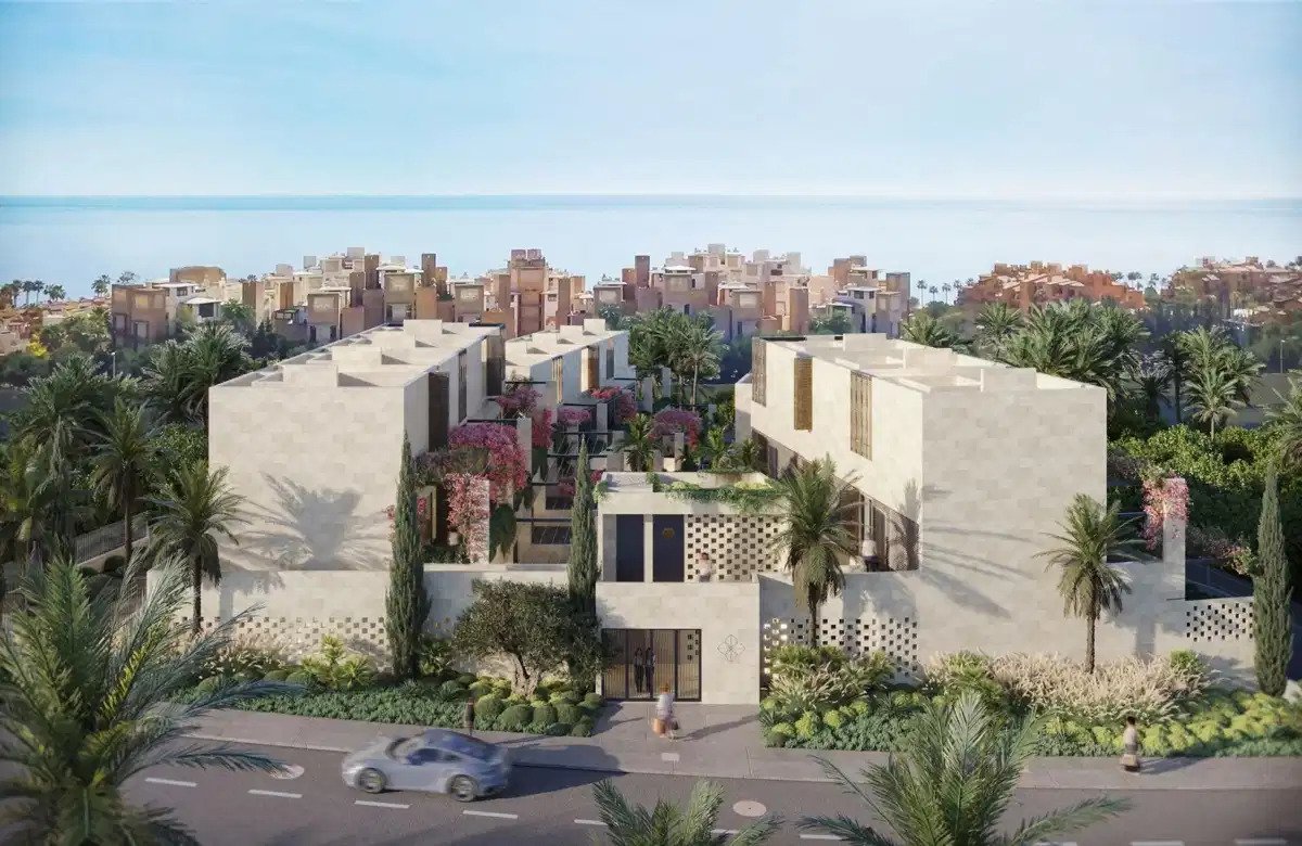 3-Zimmer, 2-Bad-Penthouse mit Panoramablick auf Meer und Berge in Estepona