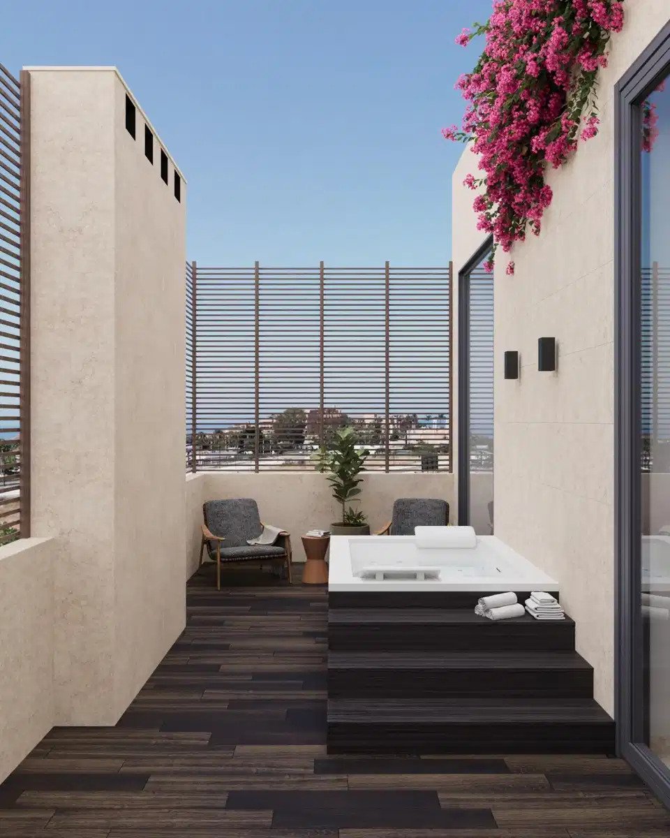 3-Zimmer, 2-Bad-Penthouse mit Panoramablick auf Meer und Berge in Estepona