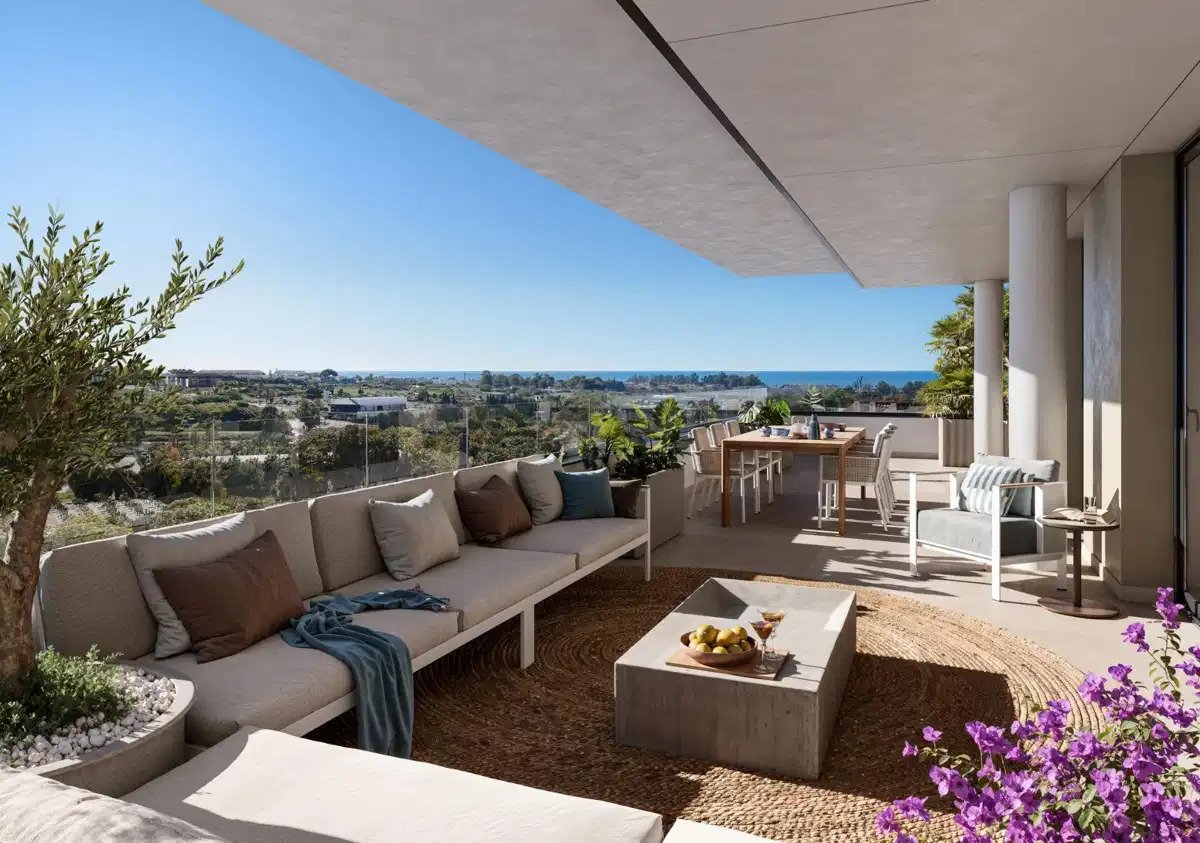 4-Zimmer, 3-Bad-Penthouse mit Meer- oder Bergblick in Estepona