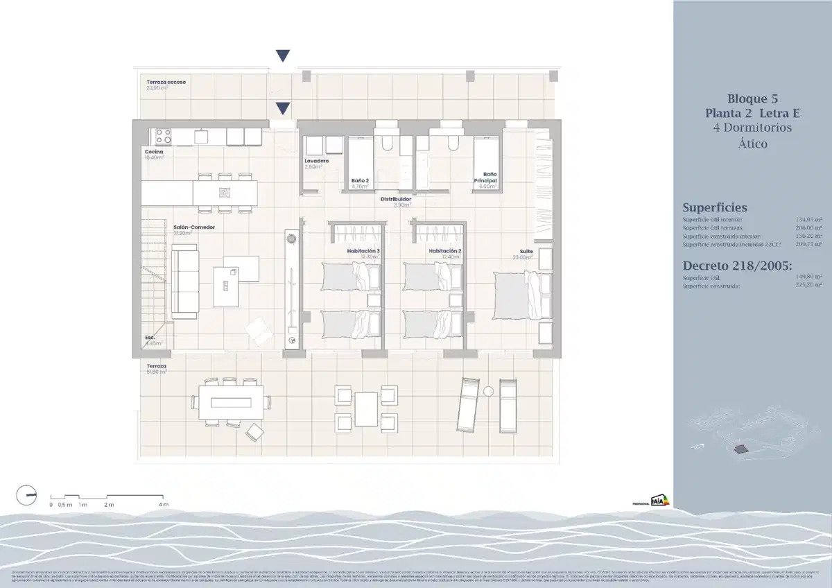 4-Zimmer, 3-Bad-Penthouse mit Meer- oder Bergblick in Estepona