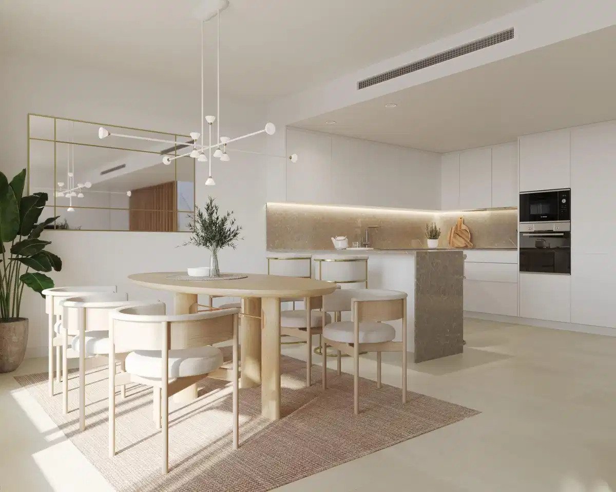 2-Zimmer, 2-Bad Luxus Erdgeschosswohnung mit Meerblick in Estepona – 400 Meter vom Strand entfernt