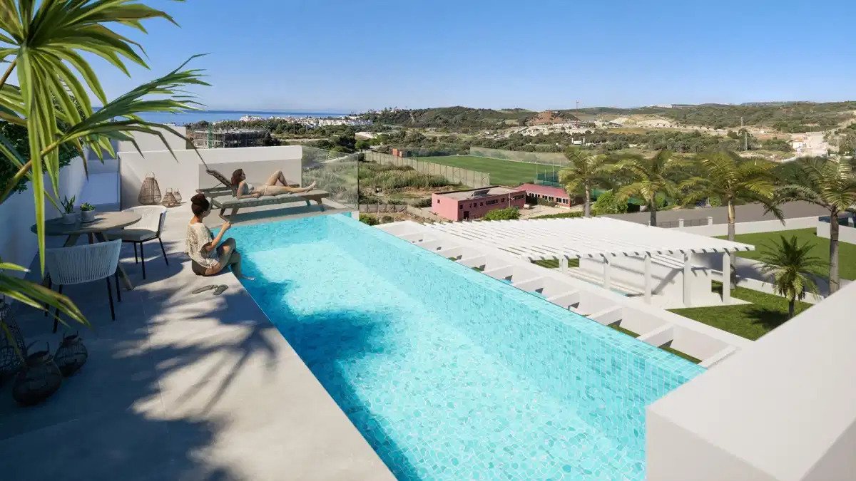 3-Zimmer, 2-Bad Modernes Apartment mit Meerblick in Estepona