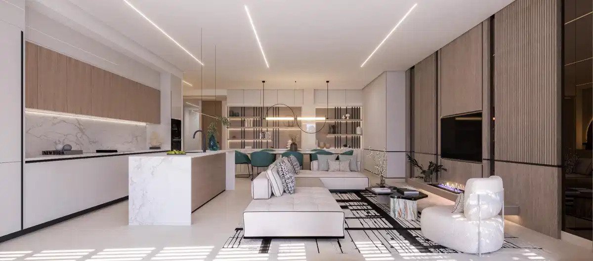 3-Zimmer, 2-Bad-Boutique-Erdgeschosswohnung mit Meer- und Bergblick in Benahavis