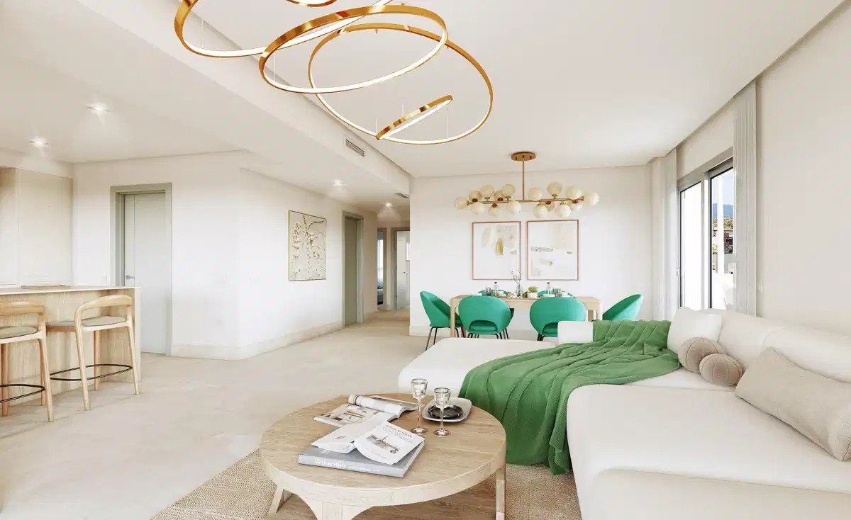 3-Zimmer, 2-Bad Wohnung mit Panoramablick auf das Golftal in Benahavís
