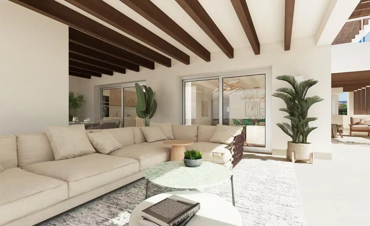 3-Zimmer, 2-Bad Wohnung mit Panoramablick auf das Golftal in Benahavís
