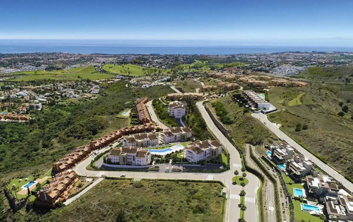 3-Zimmer, 2-Bad Wohnung mit Panoramablick auf das Golftal in Benahavís