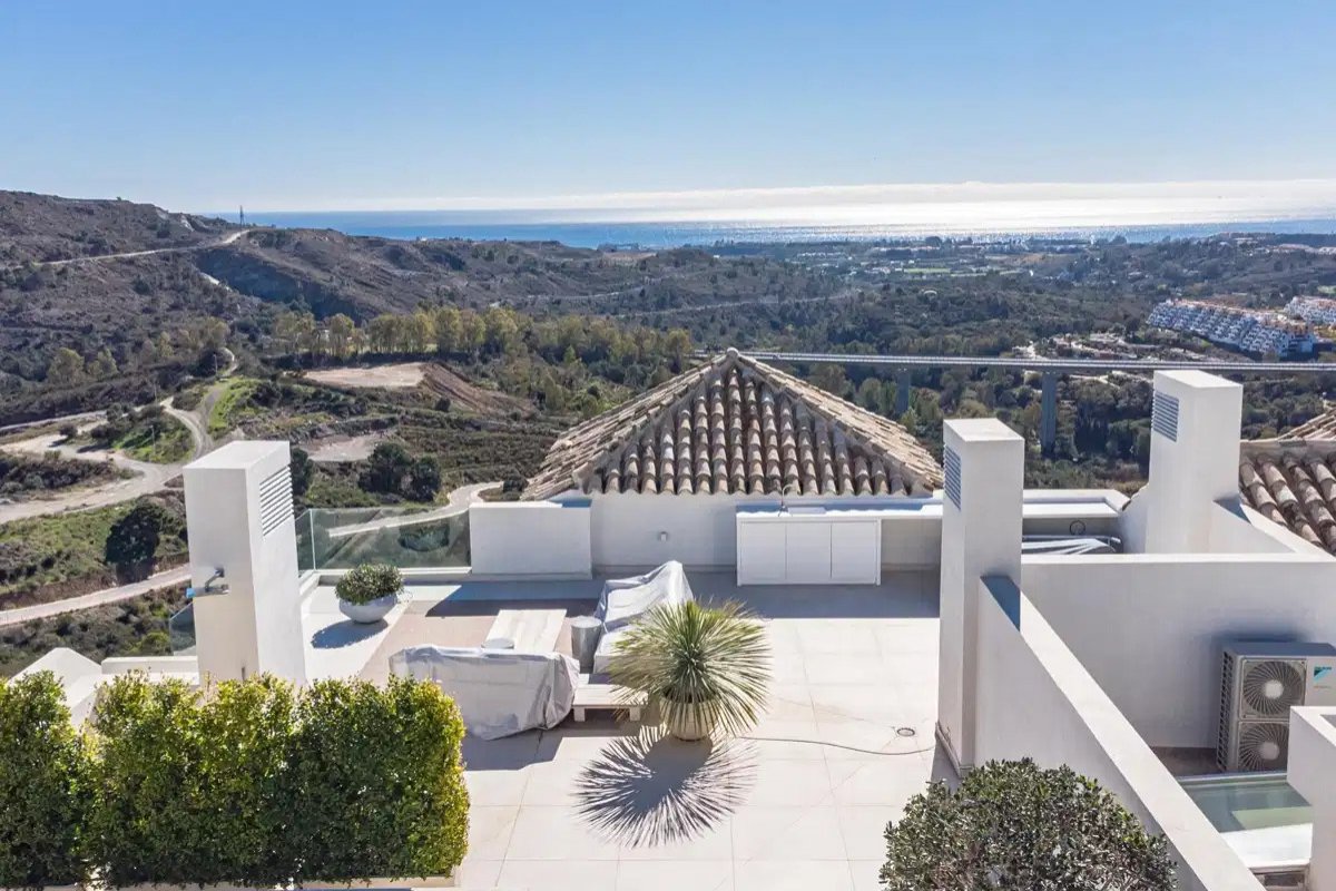3-Zimmer, 3-Bad Penthouse mit Panoramablick auf das Mittelmeer im Marbella Club Golf Resort