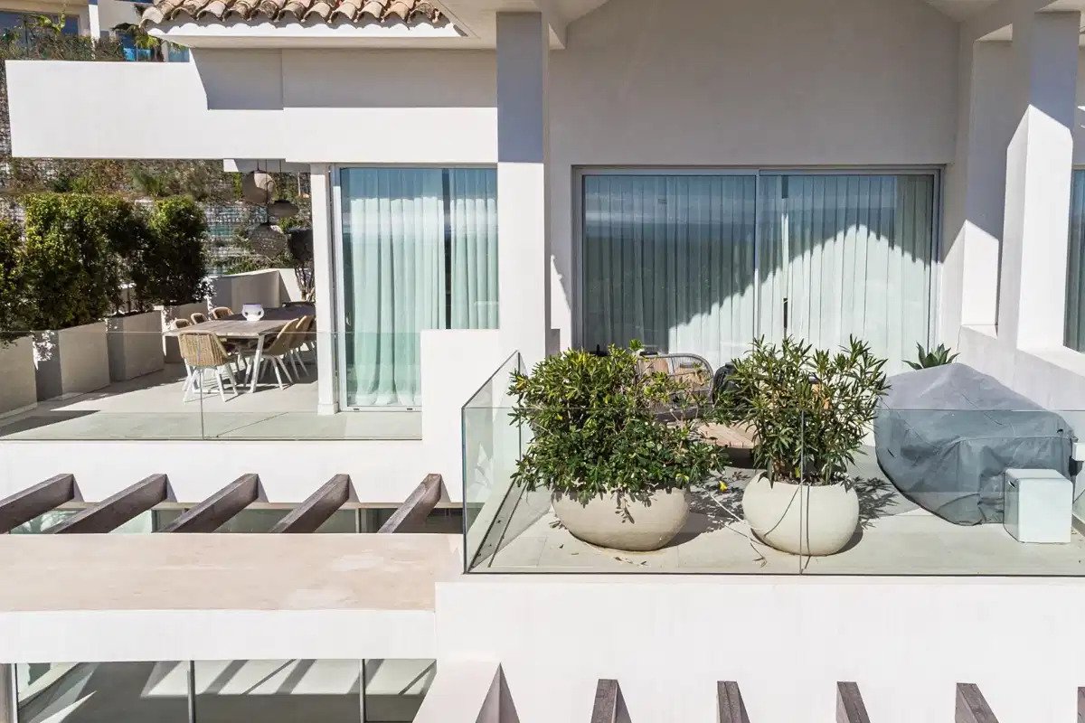 3-Zimmer, 3-Bad Penthouse mit Panoramablick auf das Mittelmeer im Marbella Club Golf Resort