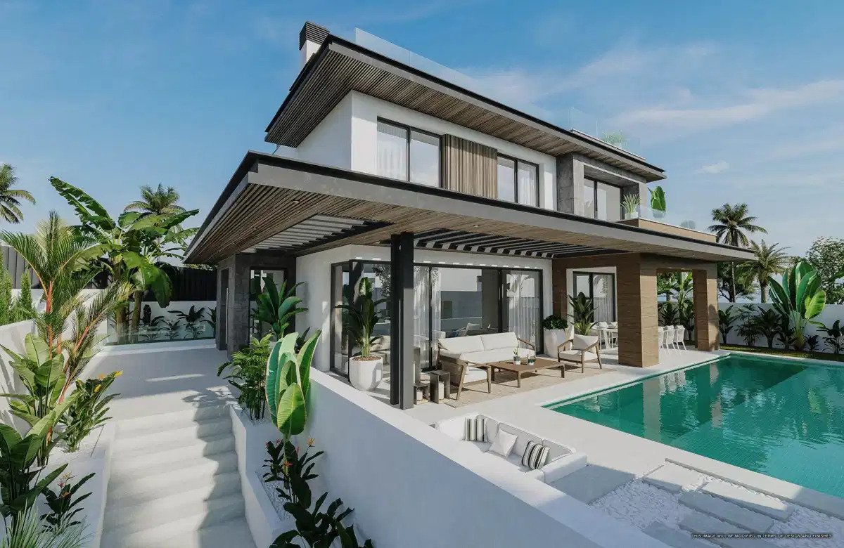 3-Schlafzimmer, 3-Badezimmer Luxusvillen in einer geschlossenen Gemeinschaft, Cala de Mijas