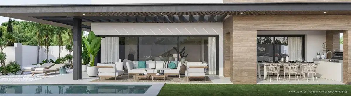 3-Schlafzimmer, 3-Badezimmer Luxusvillen in einer geschlossenen Gemeinschaft, Cala de Mijas