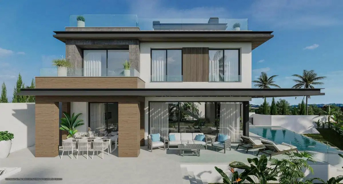 3-Schlafzimmer, 3-Badezimmer Luxusvillen in einer geschlossenen Gemeinschaft, Cala de Mijas