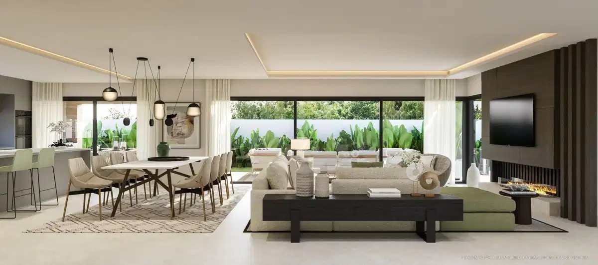 3-Schlafzimmer, 3-Badezimmer Luxusvillen in einer geschlossenen Gemeinschaft, Cala de Mijas