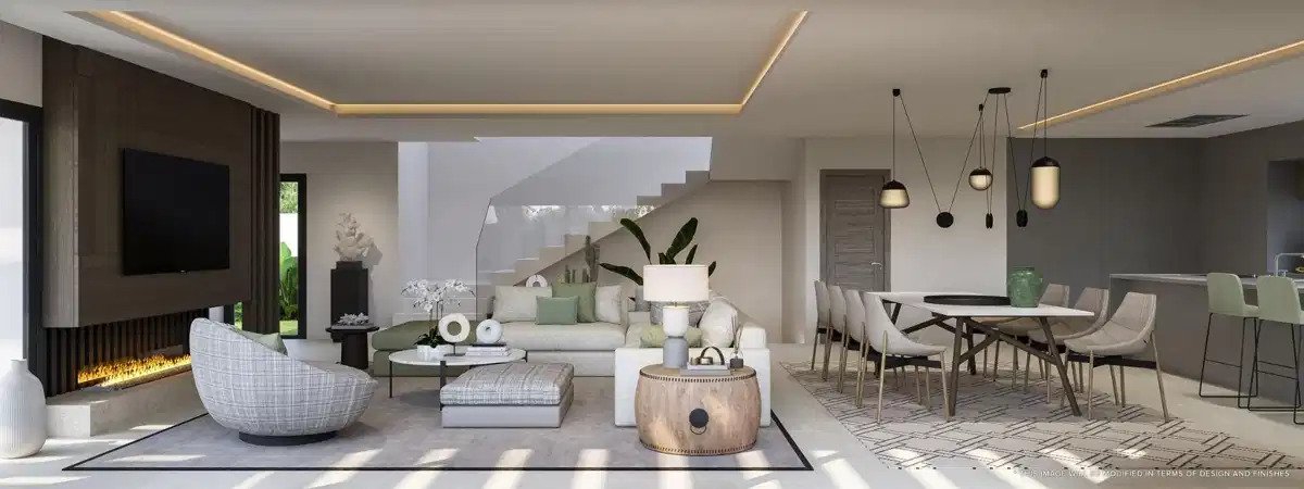 3-Schlafzimmer, 3-Badezimmer Luxusvillen in einer geschlossenen Gemeinschaft, Cala de Mijas
