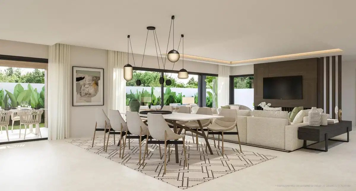 3-Schlafzimmer, 3-Badezimmer Luxusvillen in einer geschlossenen Gemeinschaft, Cala de Mijas