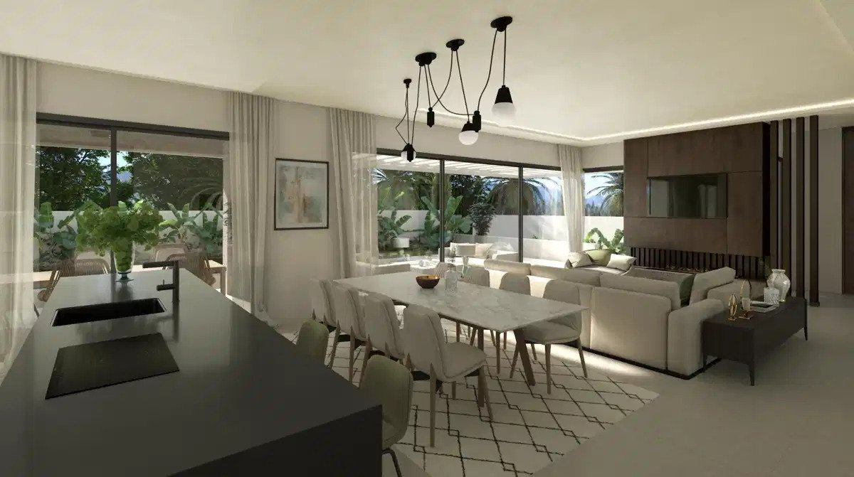 3-Schlafzimmer, 3-Badezimmer Luxusvillen in einer geschlossenen Gemeinschaft, Cala de Mijas