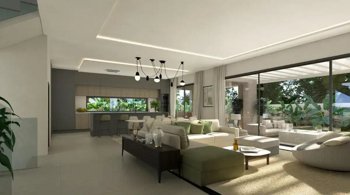 3-Schlafzimmer, 3-Badezimmer Luxusvillen in einer geschlossenen Gemeinschaft, Cala de Mijas