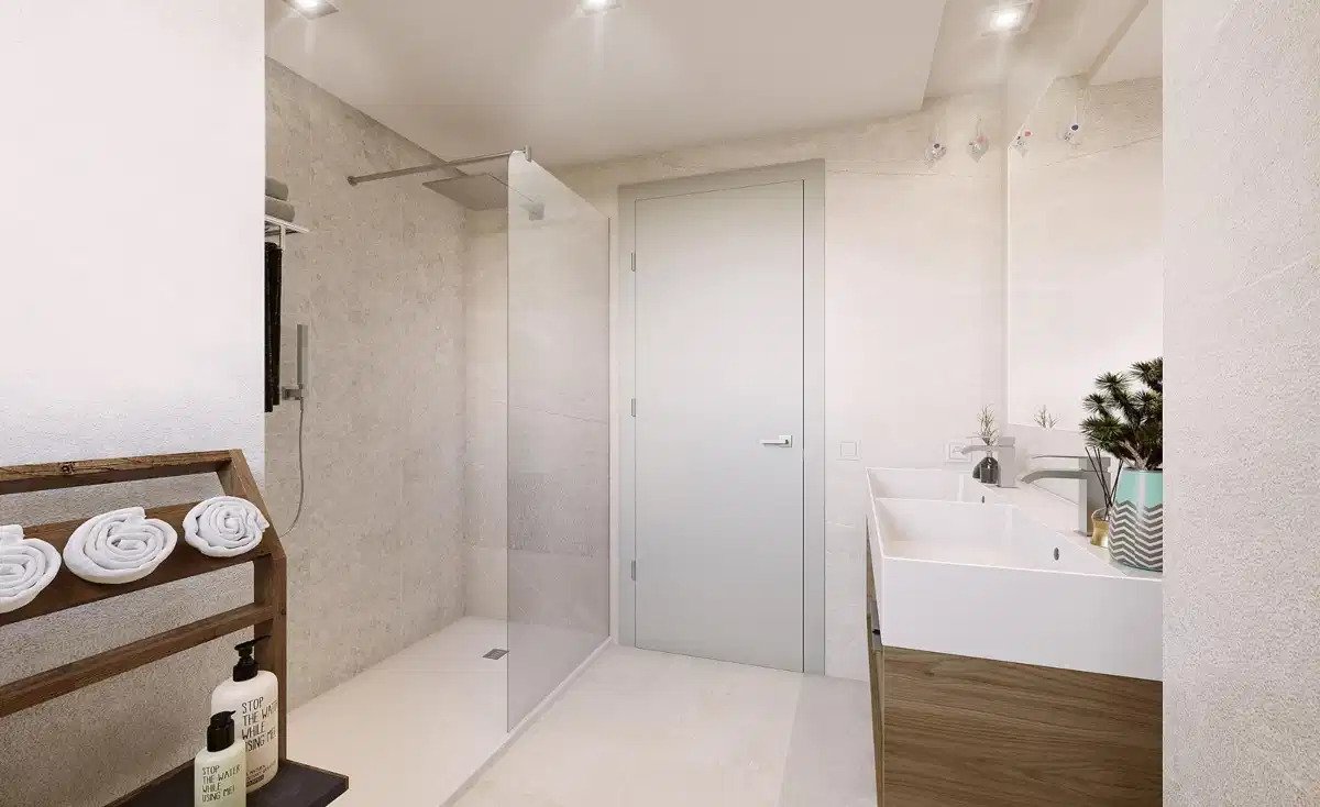 3-Zimmer, 2-Bad Wohnung im Erdgeschoss mit Panoramablick auf das Golf-Tal in Benahavís