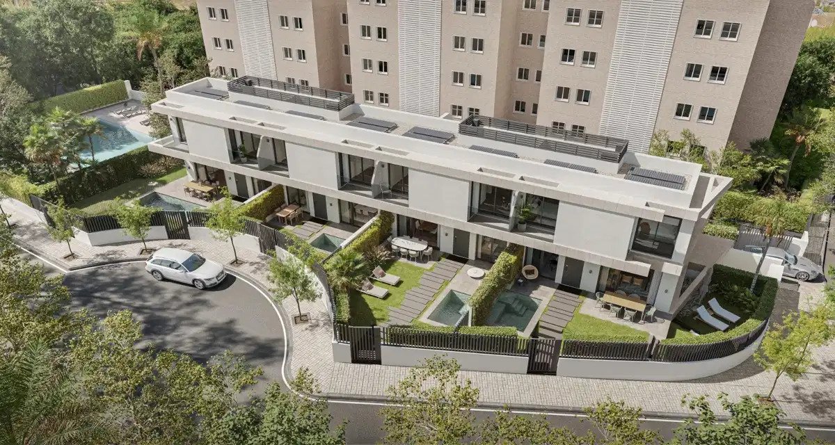 3-Zimmer, 3-Badezimmer Stadthaus in El Limonar, Malaga – Luxuriöses Boutique-Wohnen in der Nähe des Strandes