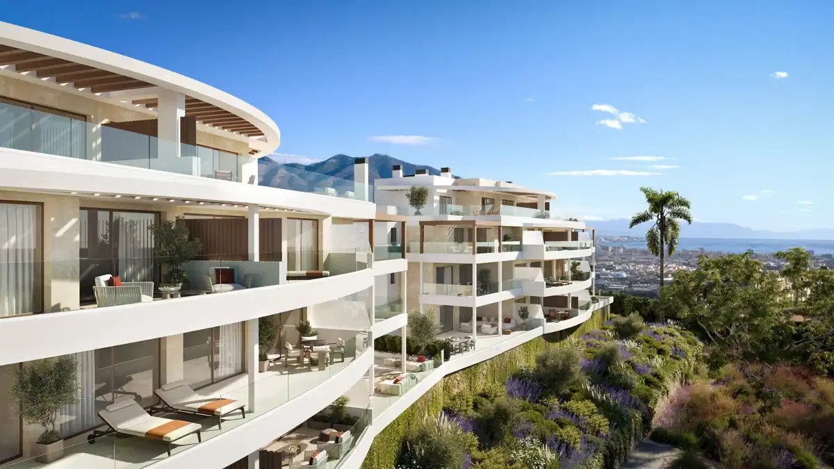 3-Zimmer, 2-Bad Sea View Erdgeschosswohnung in Las Lagunas de Mijas