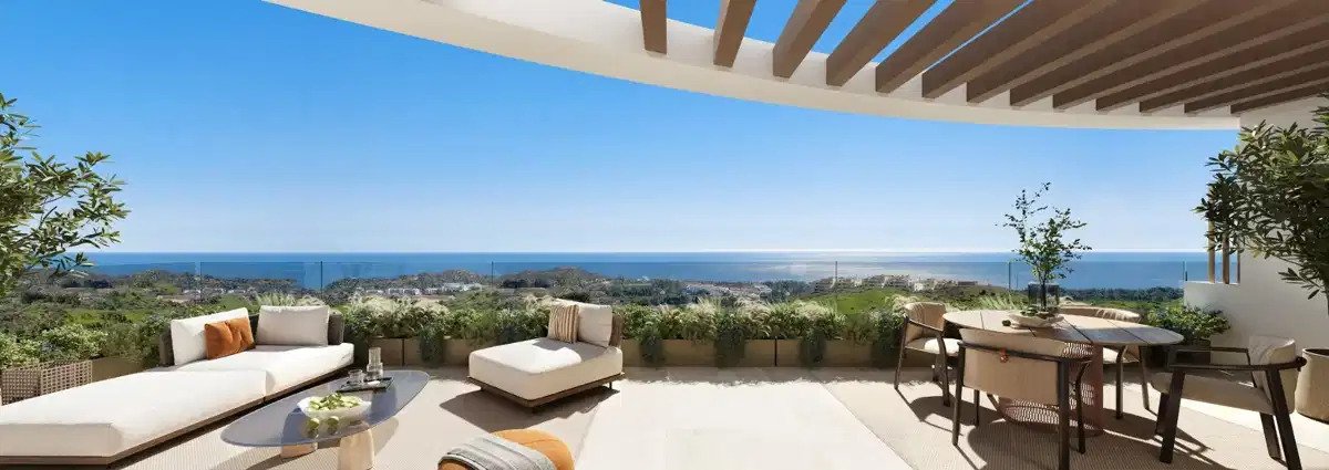 2-Zimmer, 2-Bad Sea View Apartment in Las Lagunas de Mijas