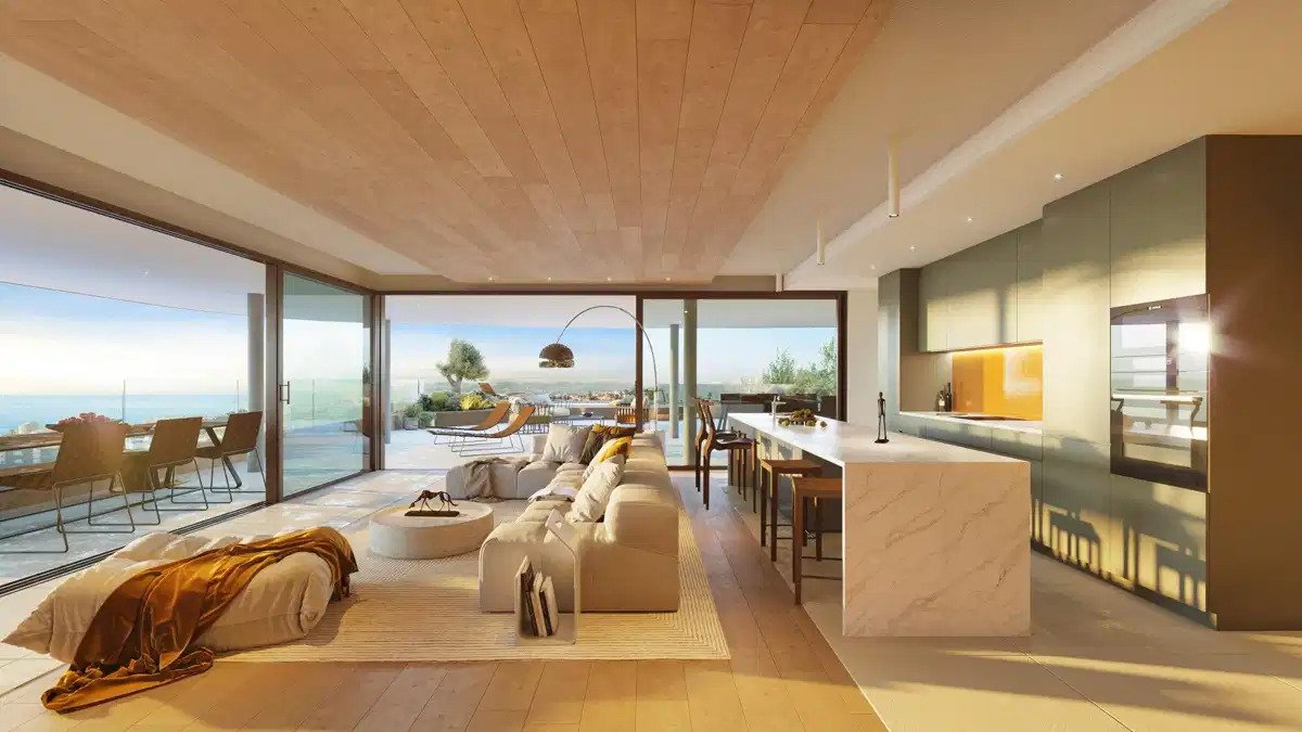2-Zimmer, 2-Bad Penthouse mit Panoramablick auf das Meer und nachhaltigem Design in El Higuerón