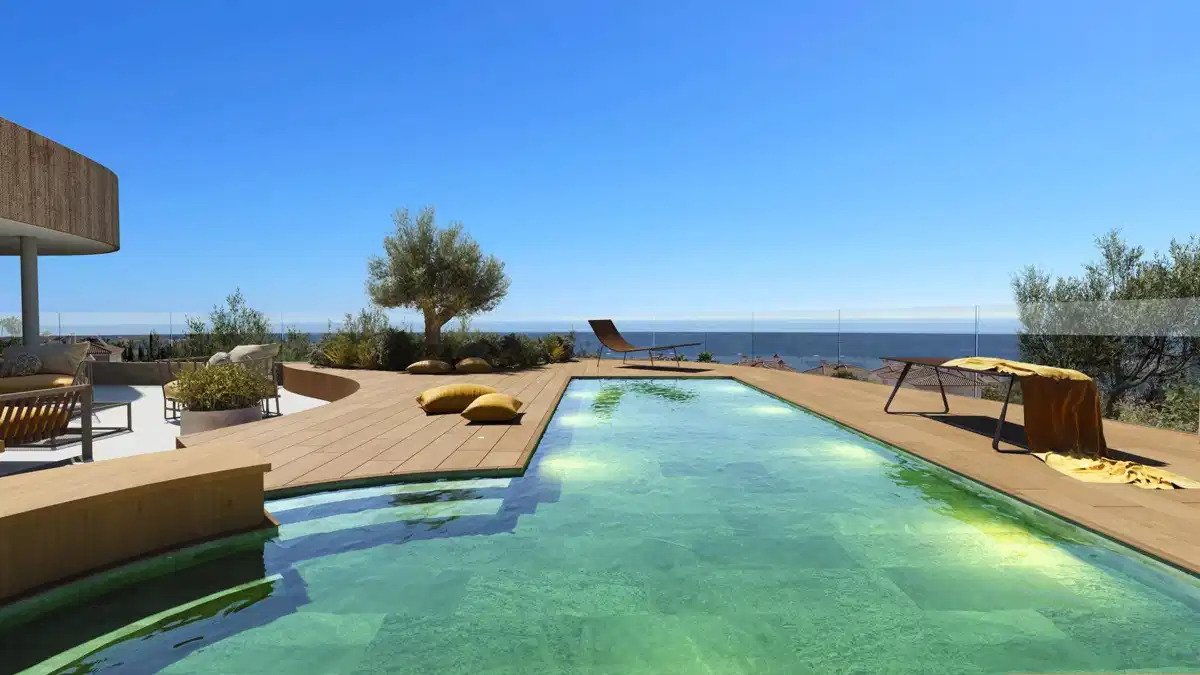 2-Zimmer, 2-Bad Penthouse mit Panoramablick auf das Meer und nachhaltigem Design in El Higuerón