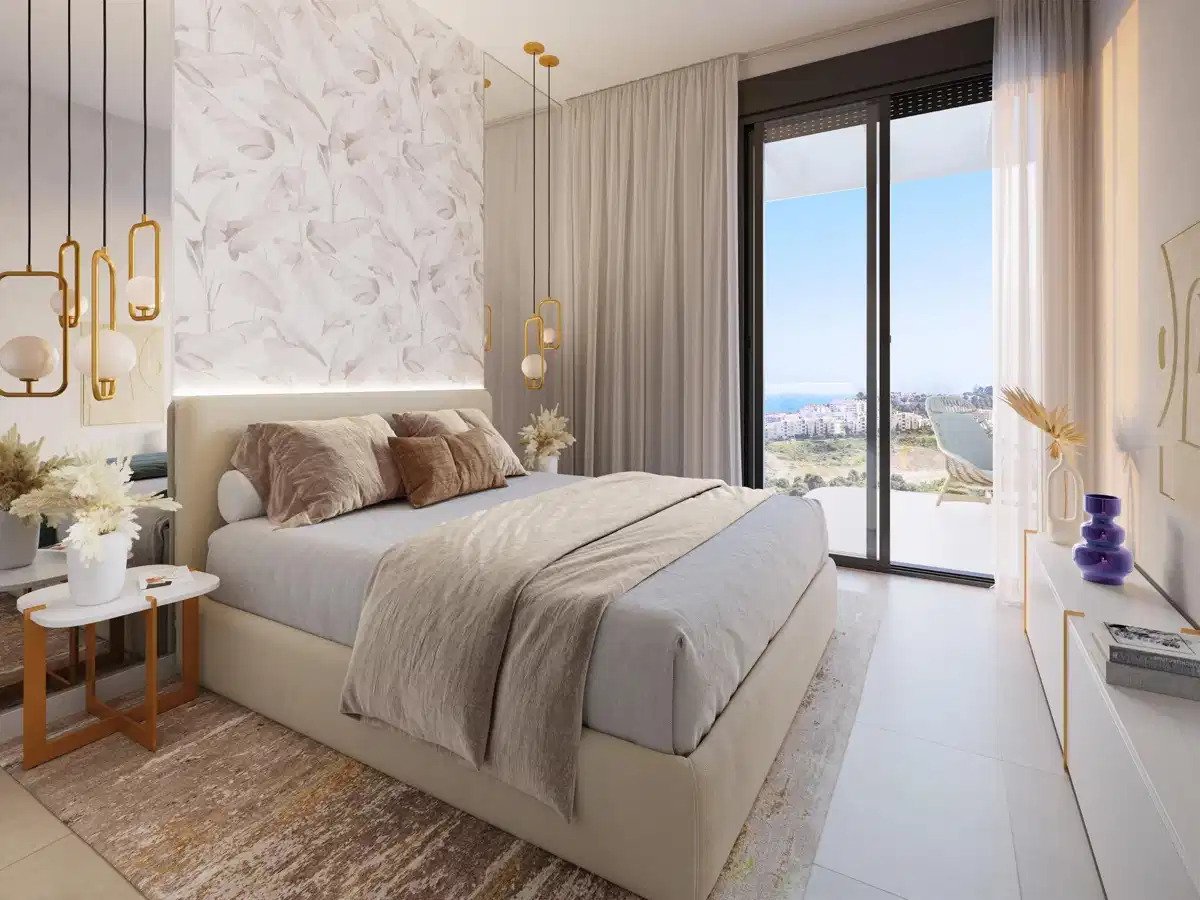 2-Zimmer, 2-Bad-Penthouse mit Panoramablick auf das Meer oder den Golf in Mijas