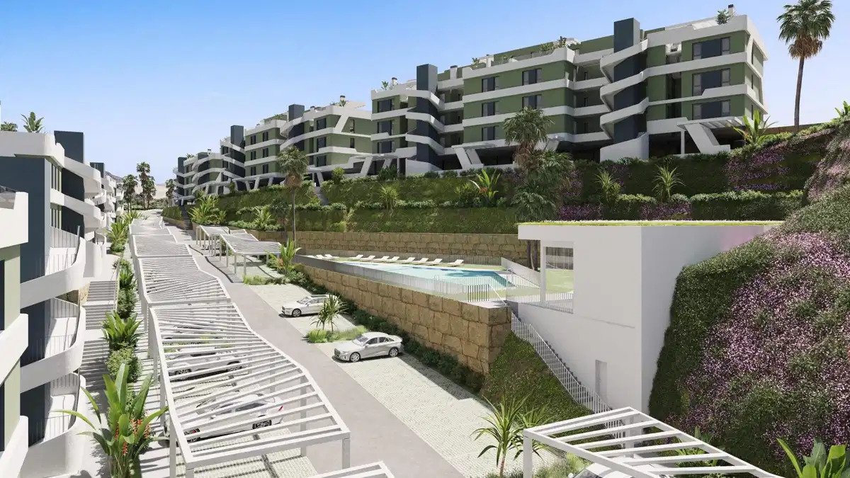 2-Zimmer, 2-Bad-Penthouse mit Panoramablick auf das Meer oder den Golf in Mijas