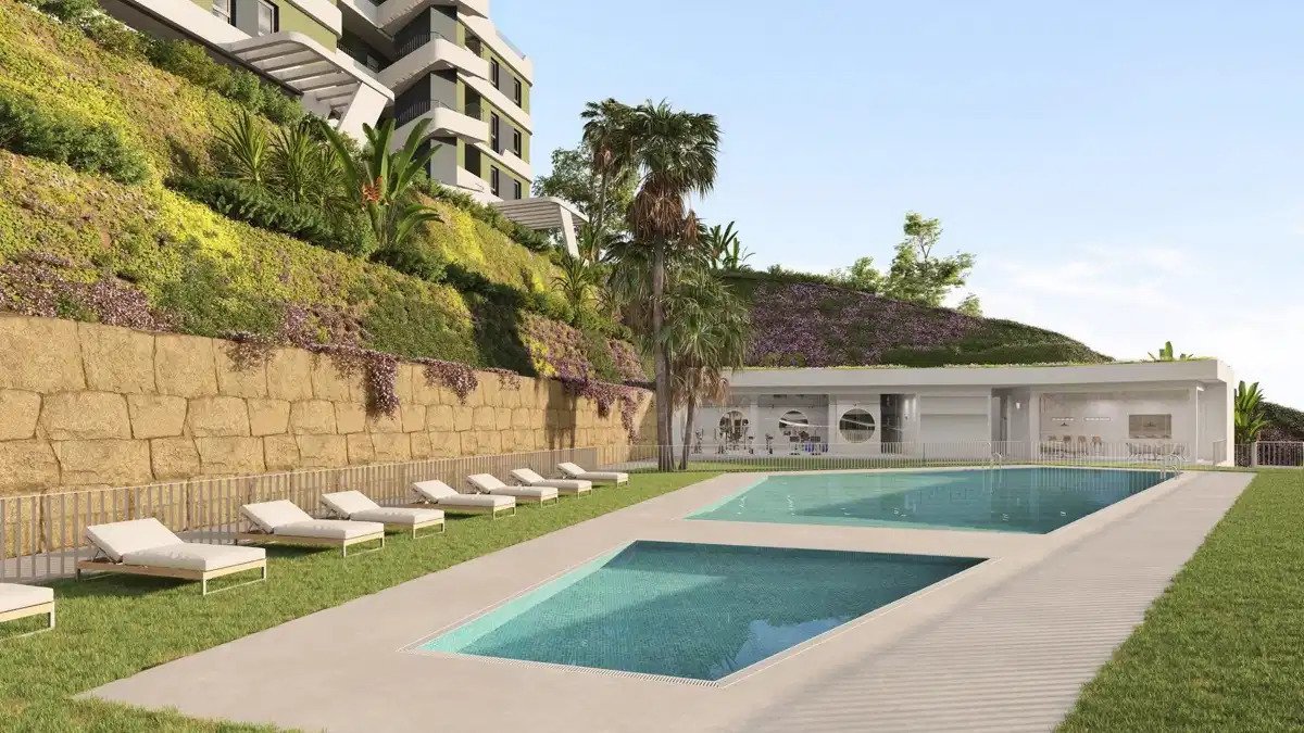 2-Zimmer, 2-Bad-Penthouse mit Panoramablick auf das Meer oder den Golf in Mijas