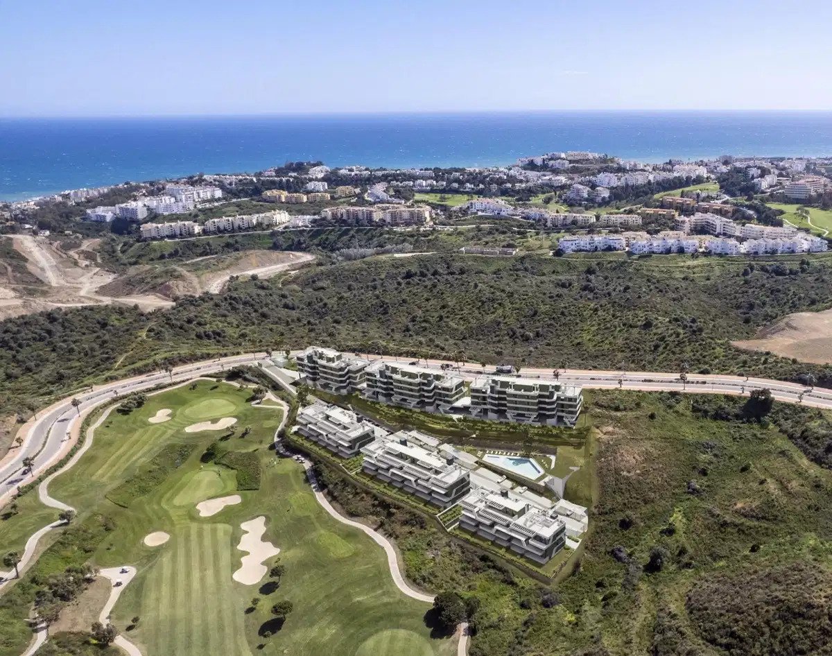 2-Zimmer, 2-Bad-Penthouse mit Panoramablick auf das Meer oder den Golf in Mijas
