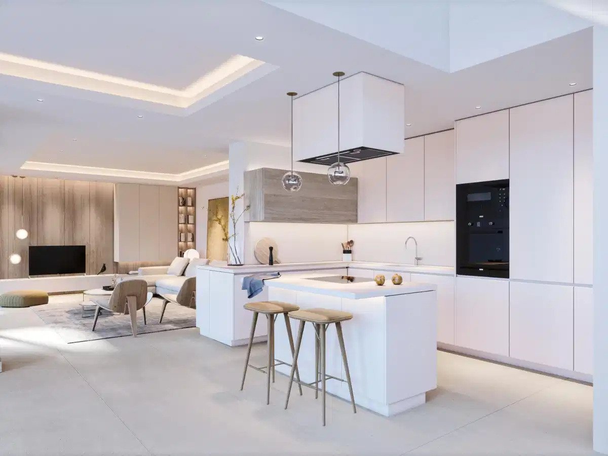 4-Zimmer, 4-Badezimmer Villa mit Panoramablick auf Golf und Meer in Mijas