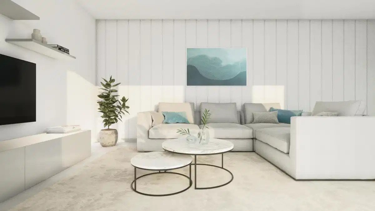 2-Zimmer, 2-Bad Modernes Apartment mit Meerblick in Estepona