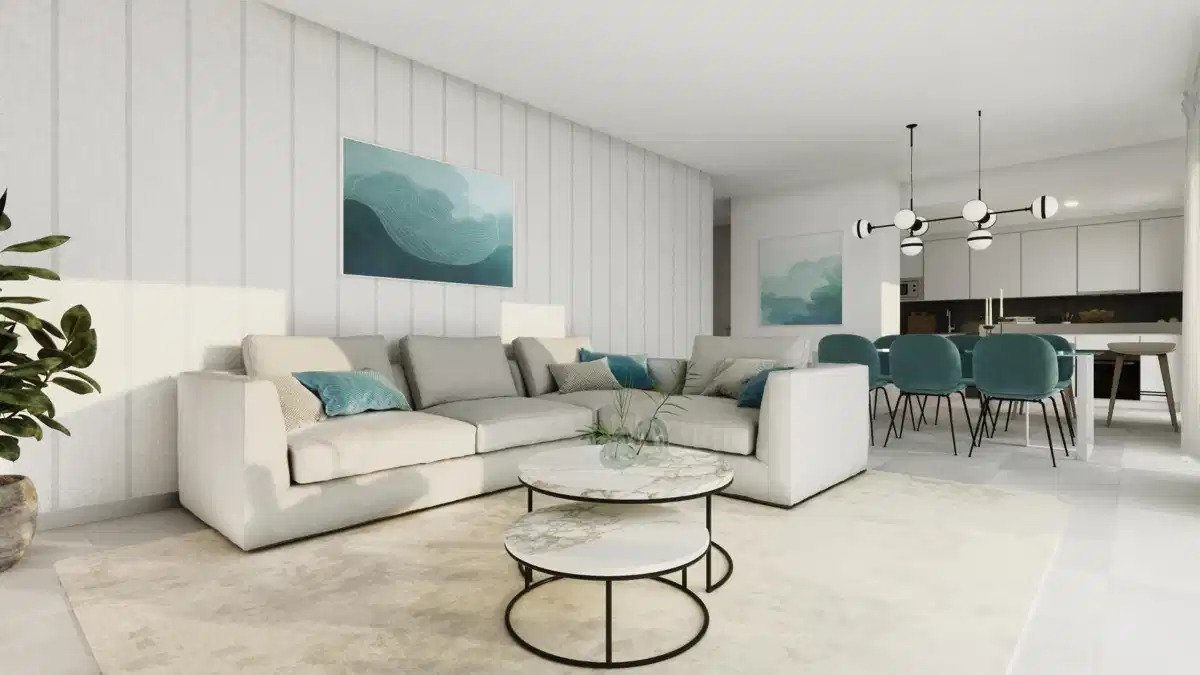 2-Zimmer, 2-Bad Modernes Apartment mit Meerblick in Estepona