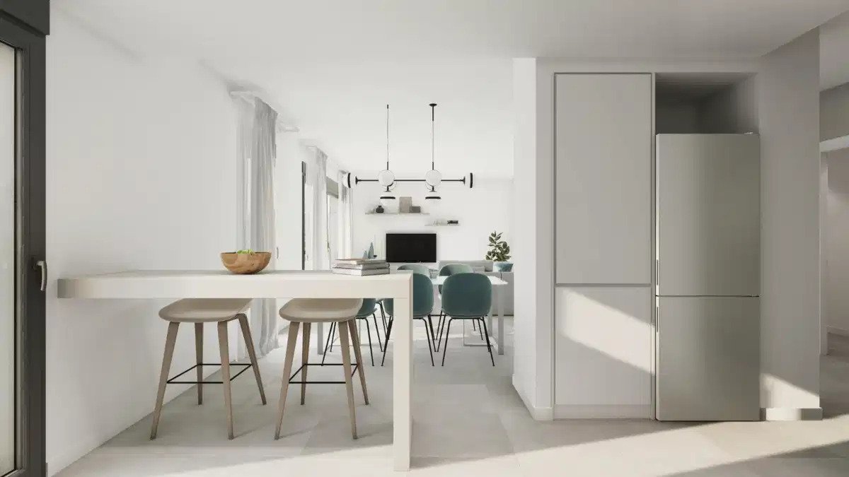 2-Zimmer, 2-Bad Modernes Apartment mit Meerblick in Estepona