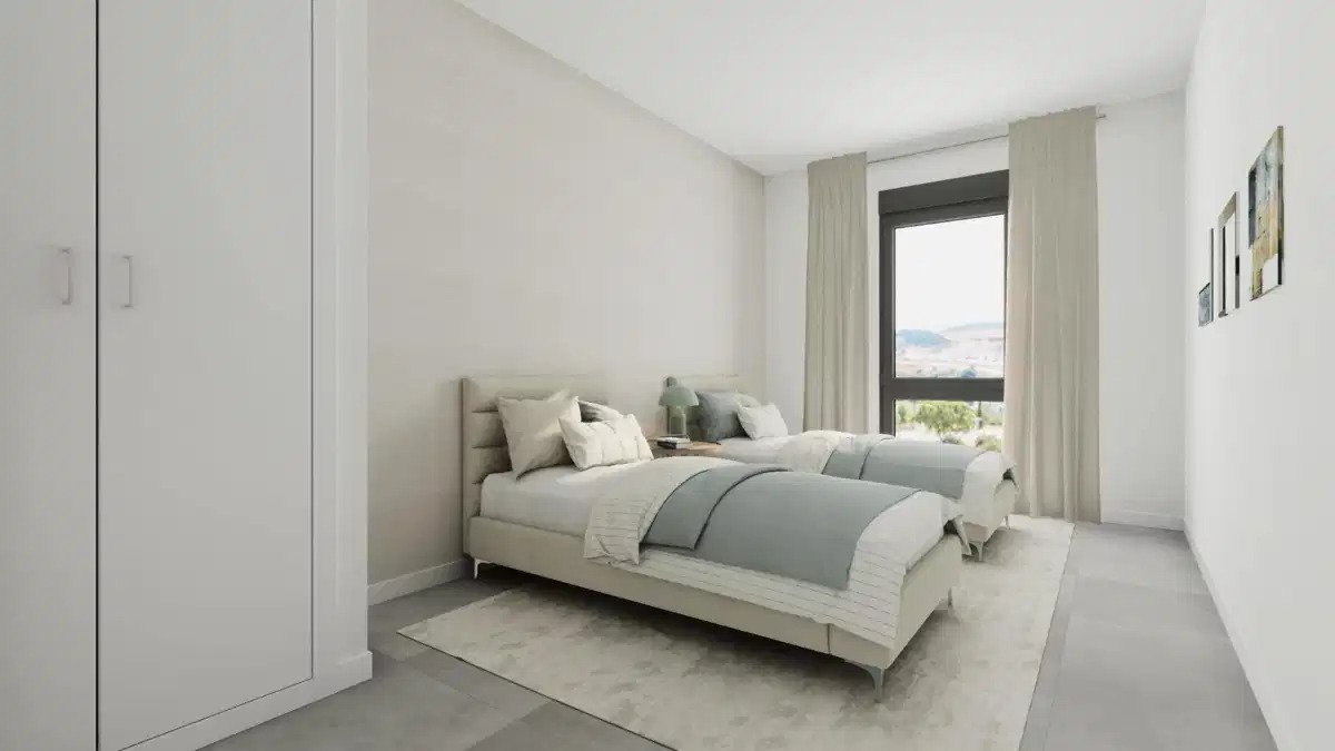 2-Zimmer, 2-Bad Modernes Apartment mit Meerblick in Estepona