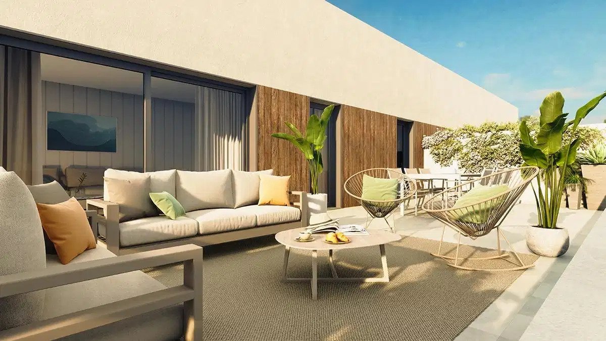 2-Zimmer, 2-Bad Modernes Apartment mit Meerblick in Estepona