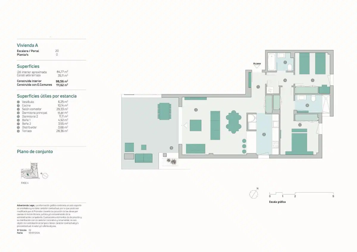 2-Zimmer, 2-Bad Modernes Apartment mit Meerblick in Estepona