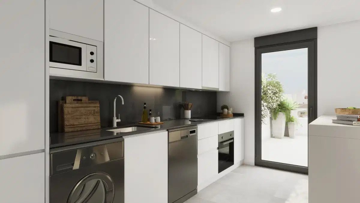 2-Zimmer, 2-Bad-Wohnung mit Meerblick und modernen Annehmlichkeiten in Estepona