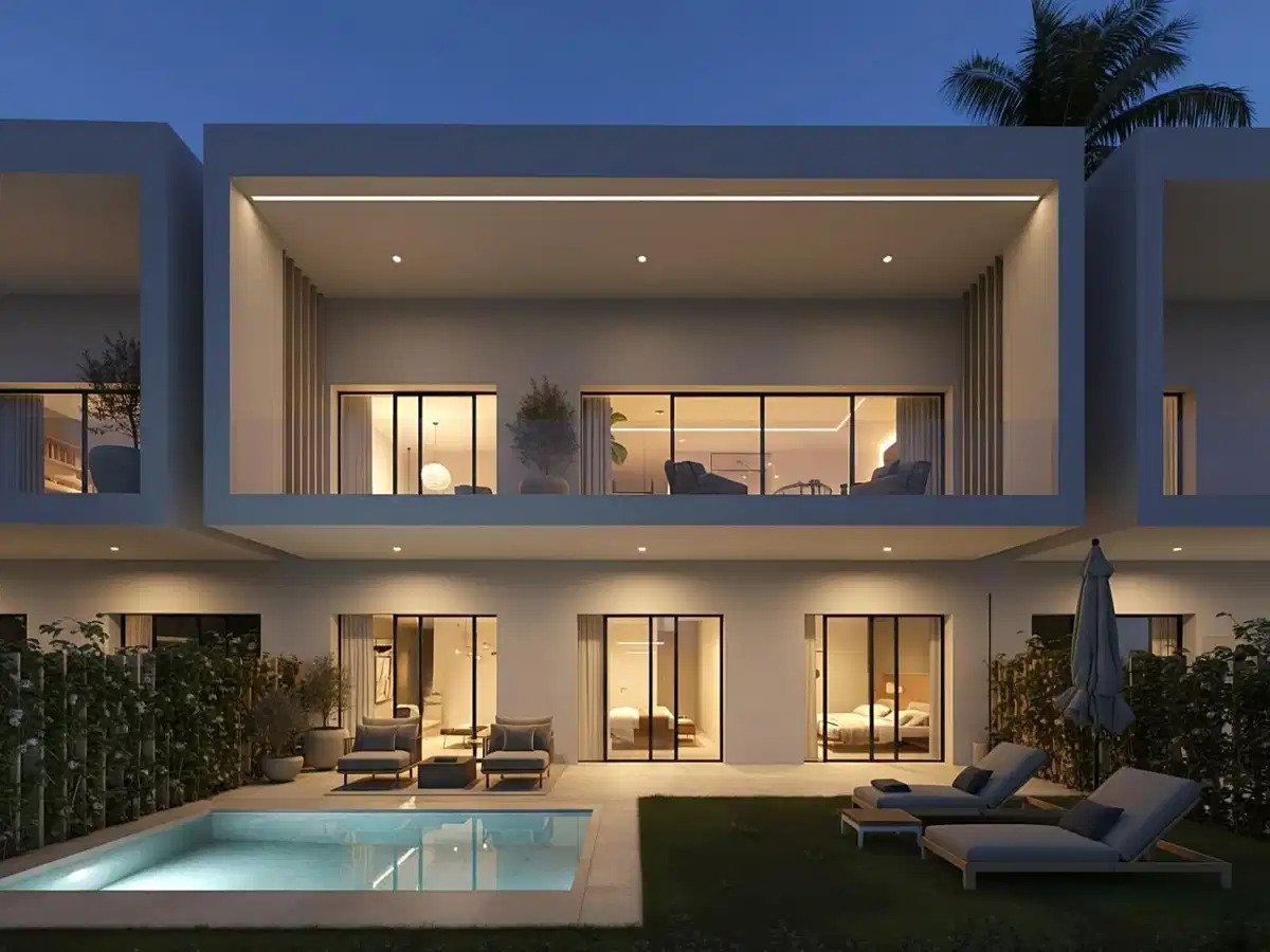 4-Zimmer, 3-Bad Luxus-Reihenhäuser mit Meerblick und privatem Pool in Casares del Sol