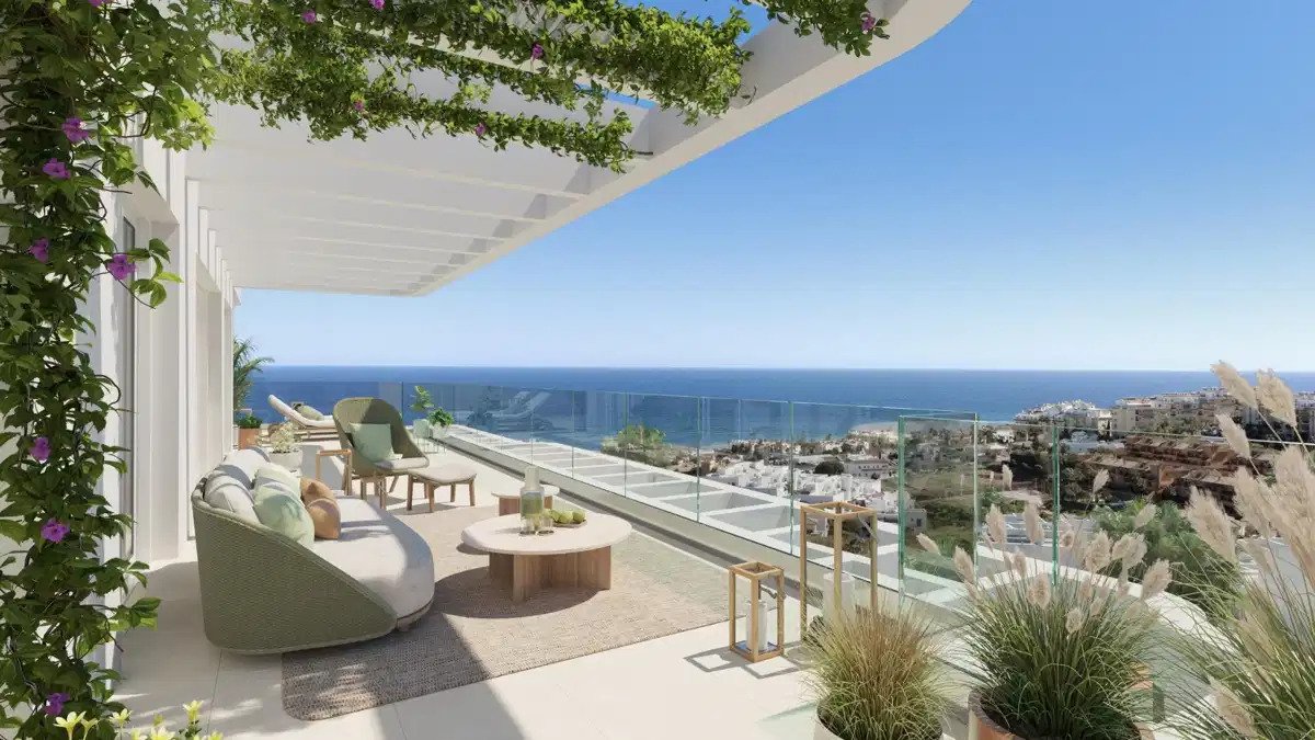 3-Zimmer, 2-Bad Penthouse in La Cala de Mijas mit Garage und Abstellraum
