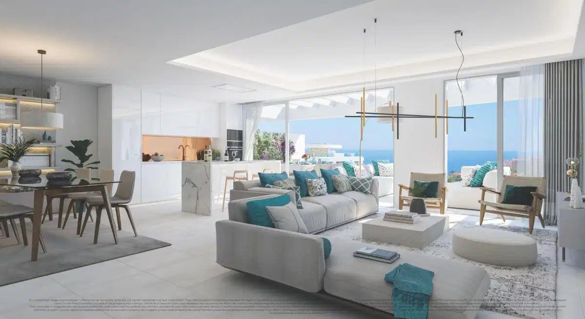 3-Zimmer, 2-Bad Penthouse in La Cala de Mijas mit Garage und Abstellraum