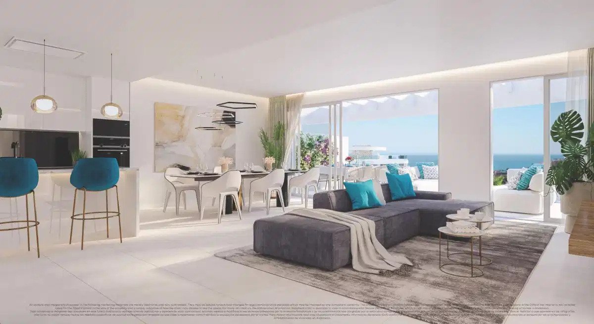 3-Zimmer, 2-Bad Penthouse in La Cala de Mijas mit Garage und Abstellraum
