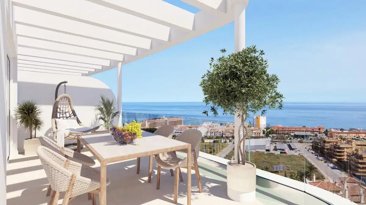 3-Zimmer, 2-Bad Penthouse in La Cala de Mijas mit Garage und Abstellraum