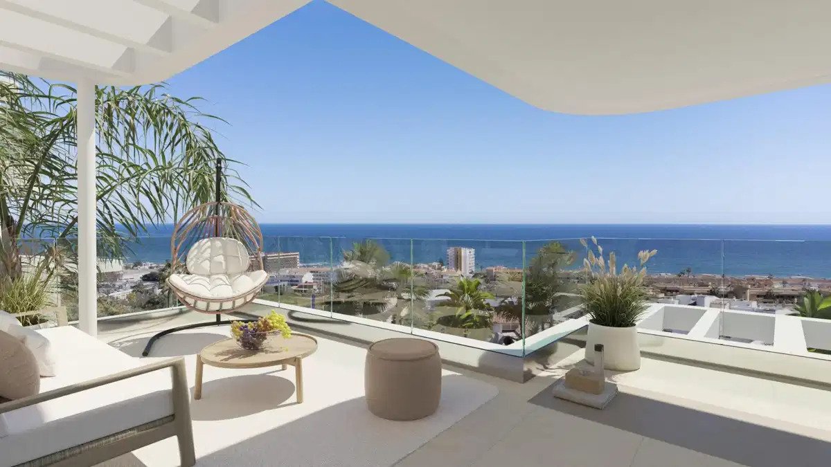 3-Zimmer, 2-Bad Penthouse in La Cala de Mijas mit Garage und Abstellraum